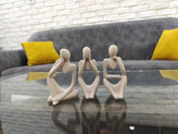 مجسمه دکوری رومیزی مدرن ست مرد متفکر جنس سنگ مصنوعی