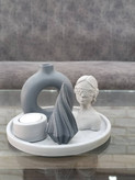 ست دکوری رومیزی مدرن ۵ تکه سنگ مصنوعی